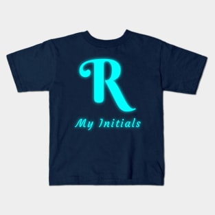 Letter R Letter Art Kids T-Shirt